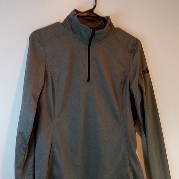 The North Face 1/4 Zip Fleece Jacket Home Care Patch Women's Sz Med EUC NICE! - Picture 2 of 12